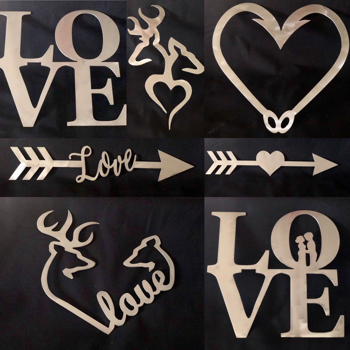 Metal Love Wall Art Love Metal Wall Décor