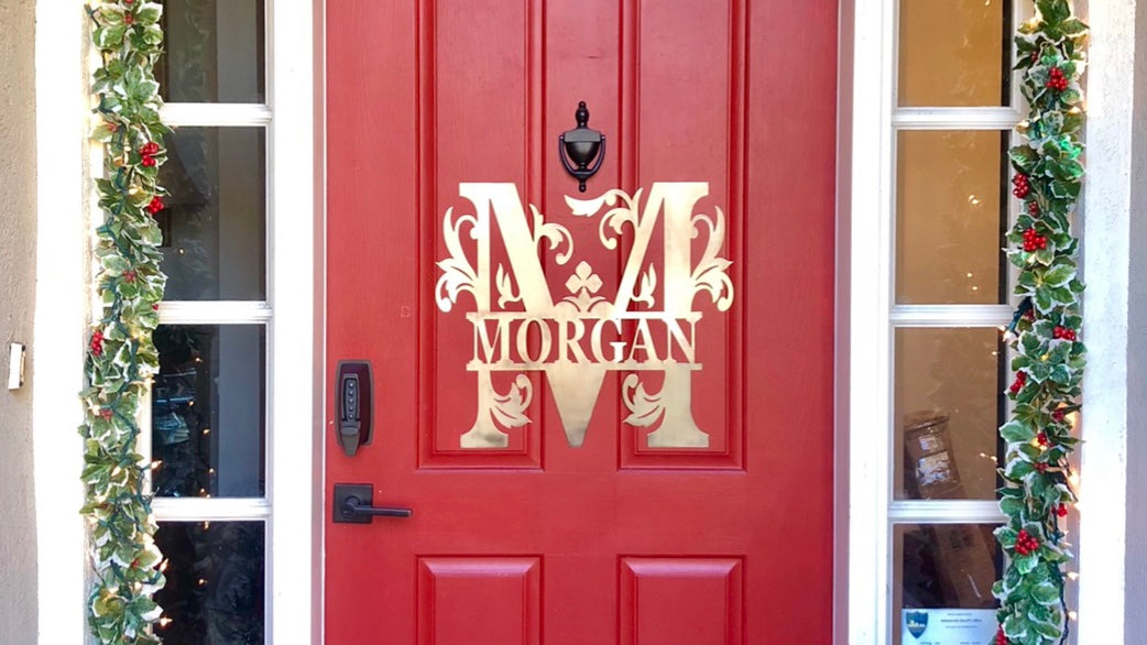 3 Ways To Add Monogram Initials Around Your Home