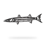 Barracuda Sign with black finish