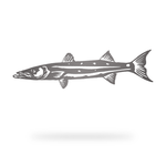 Barracuda Sign with machined finish