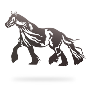 Horse Sign with black finish