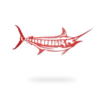 Marlin Sign with red finish