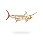 Marlin Sign with copper finish