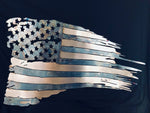 Metal American Battle Flag