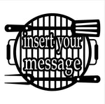 Personalized BBQ Grill - Sign