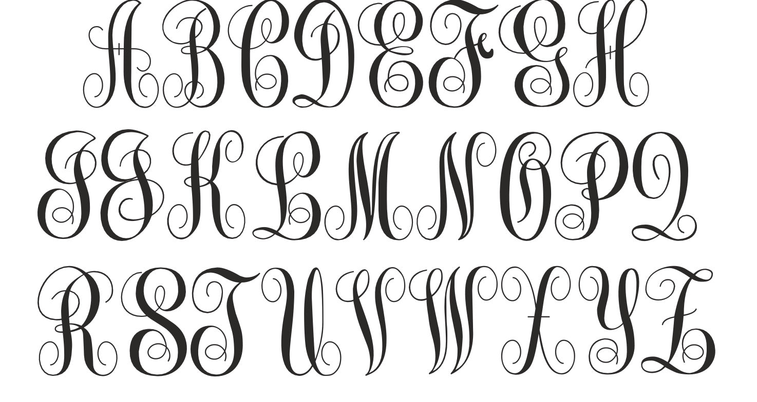 Monogram - Letter Only
