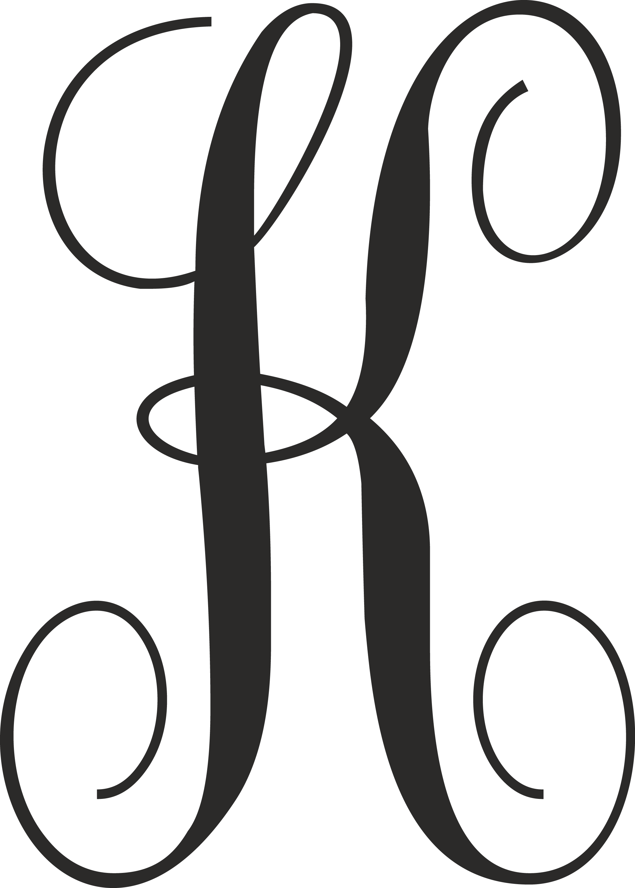 Monogram - Letter Only