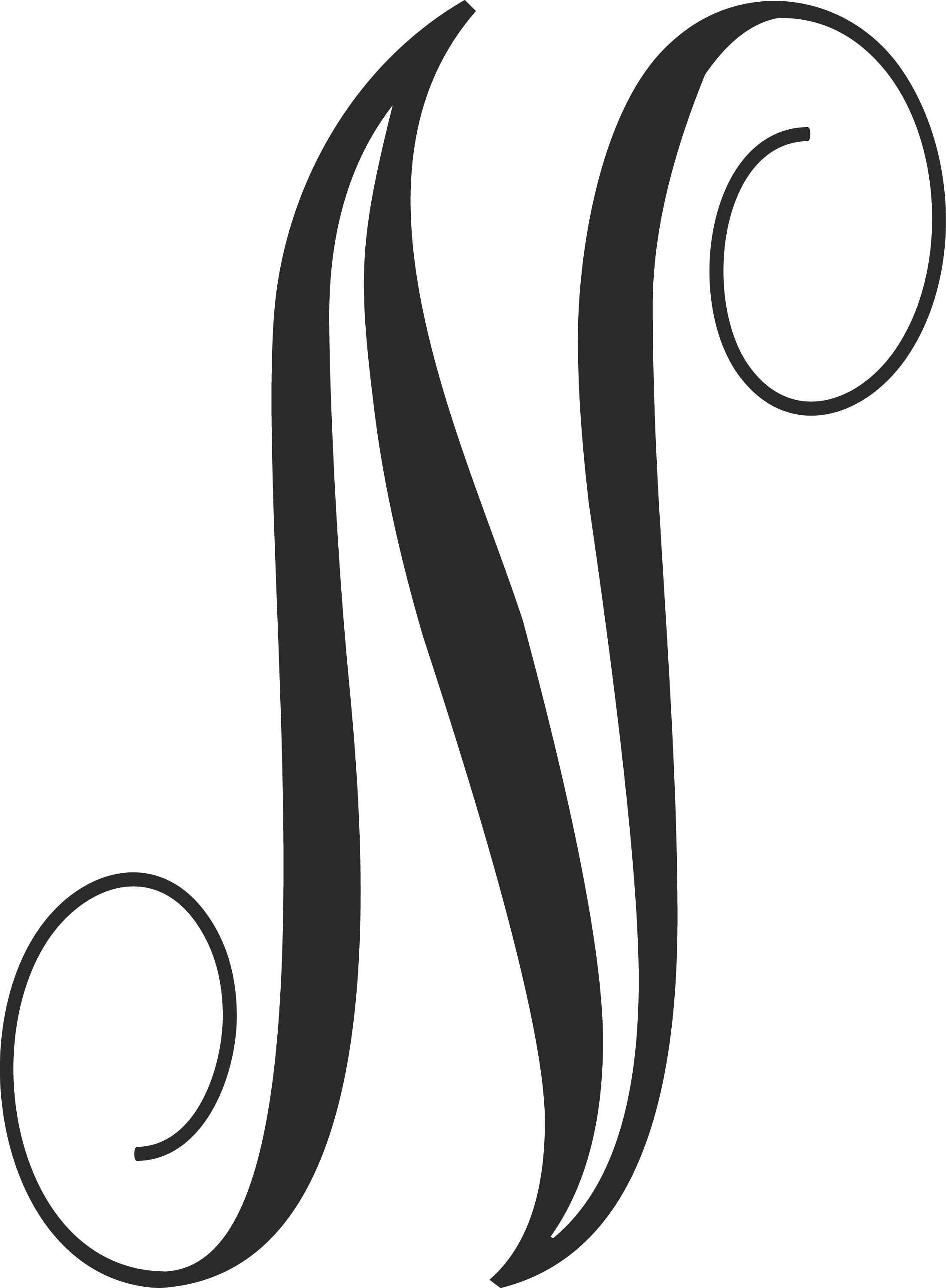 Monogram - Letter Only