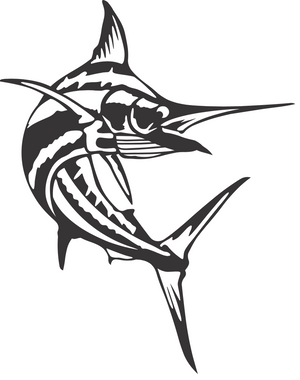 Swooping Marlin Sign