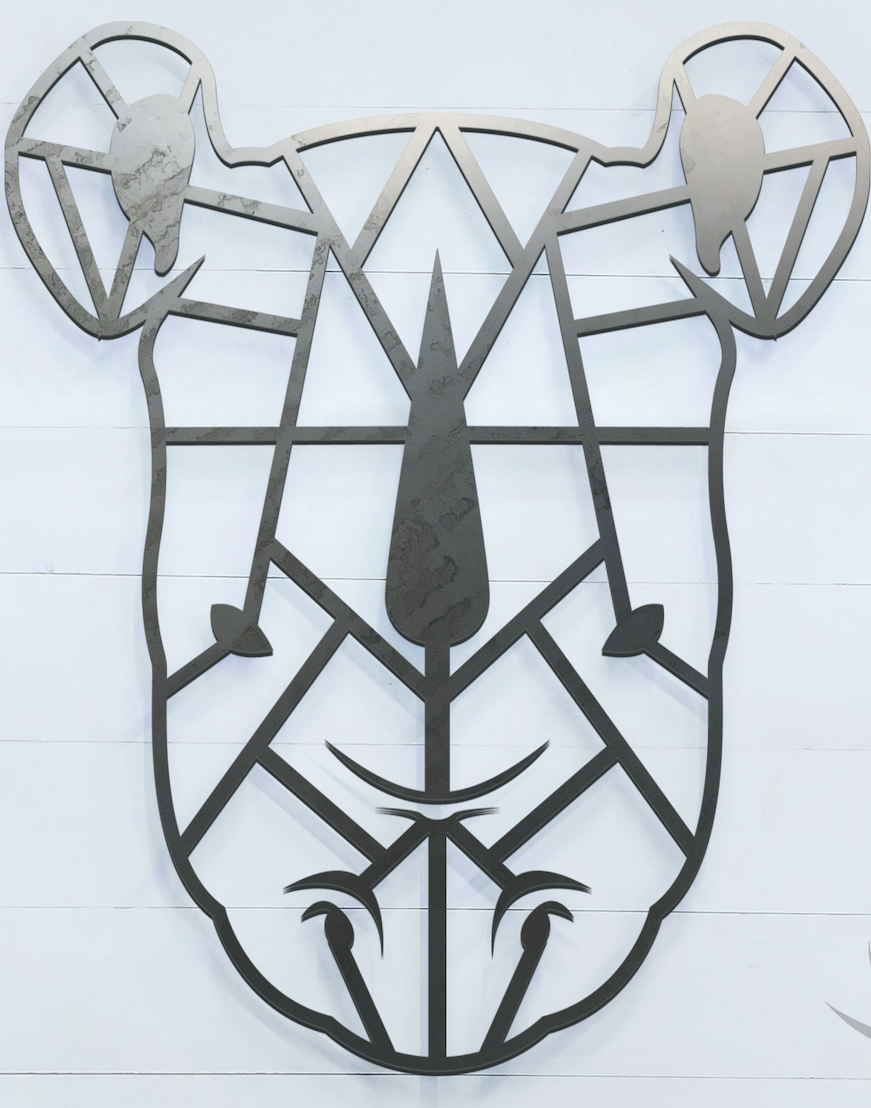Geometric Rhino Sign