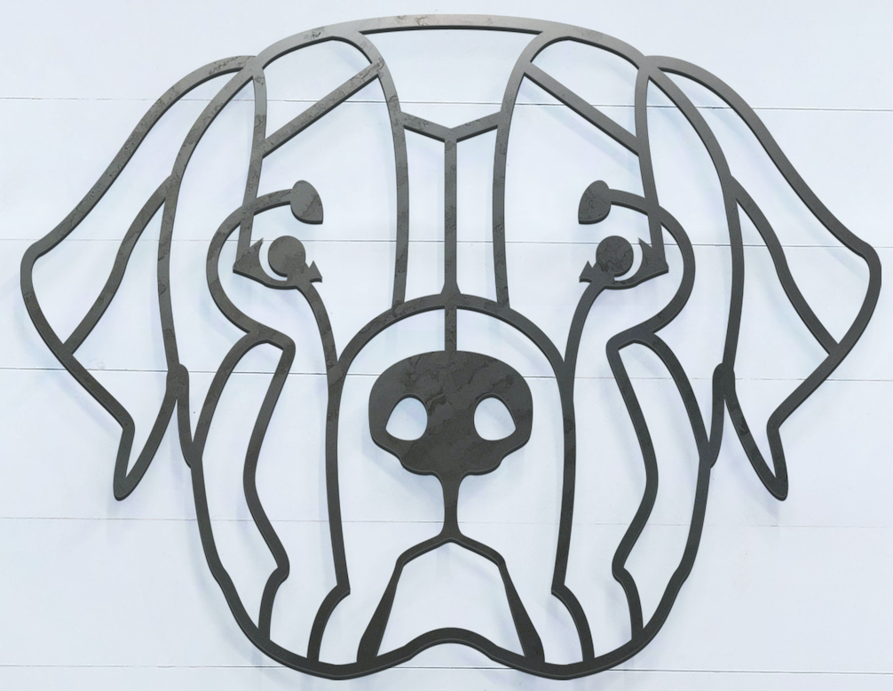 Geometric Rottweiler Sign