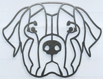Geometric Rottweiler Sign