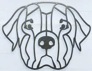 Geometric Rottweiler Sign