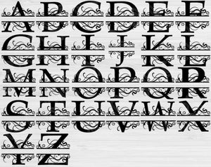Monogram - Traditional Scroll