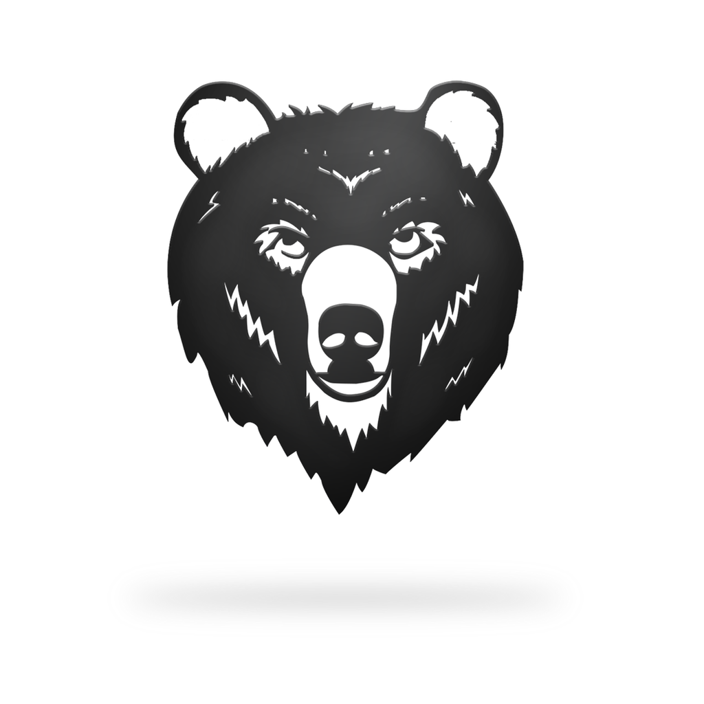 Bear Sign with black finish