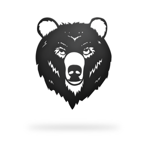 Bear Sign with black finish