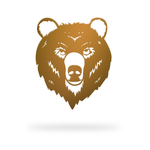 Bear Sign with copper finish