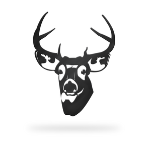 Deer Sign with black finish
