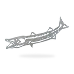 metal barracuda sign