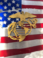 military logo metal art