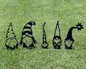 Garden Gnome Stakes - Bundle Pack (5)