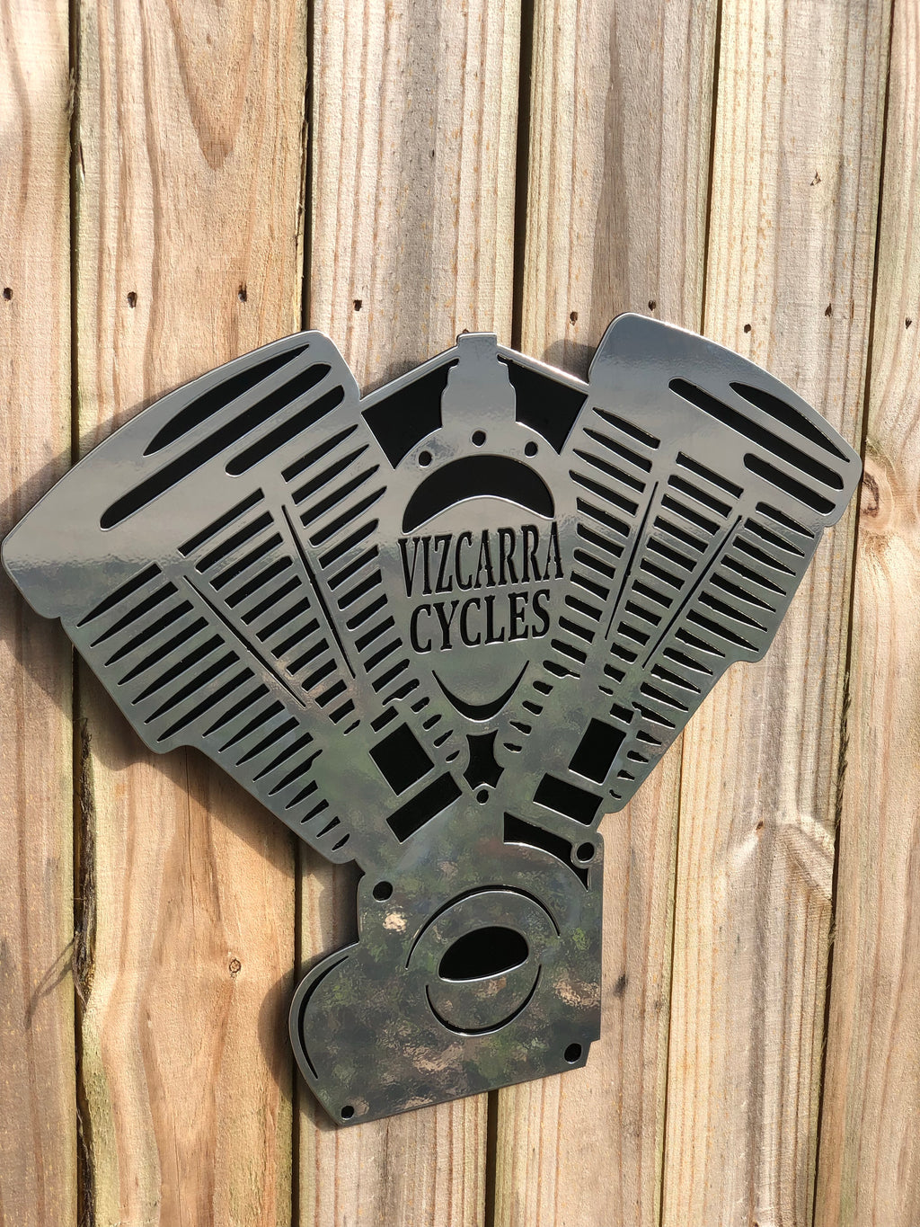 custom motorcycle sign