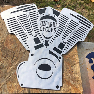 custom motorcycle sign