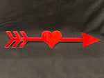 Heart Arrow home decor sign 