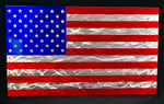 Aluminum American Flag