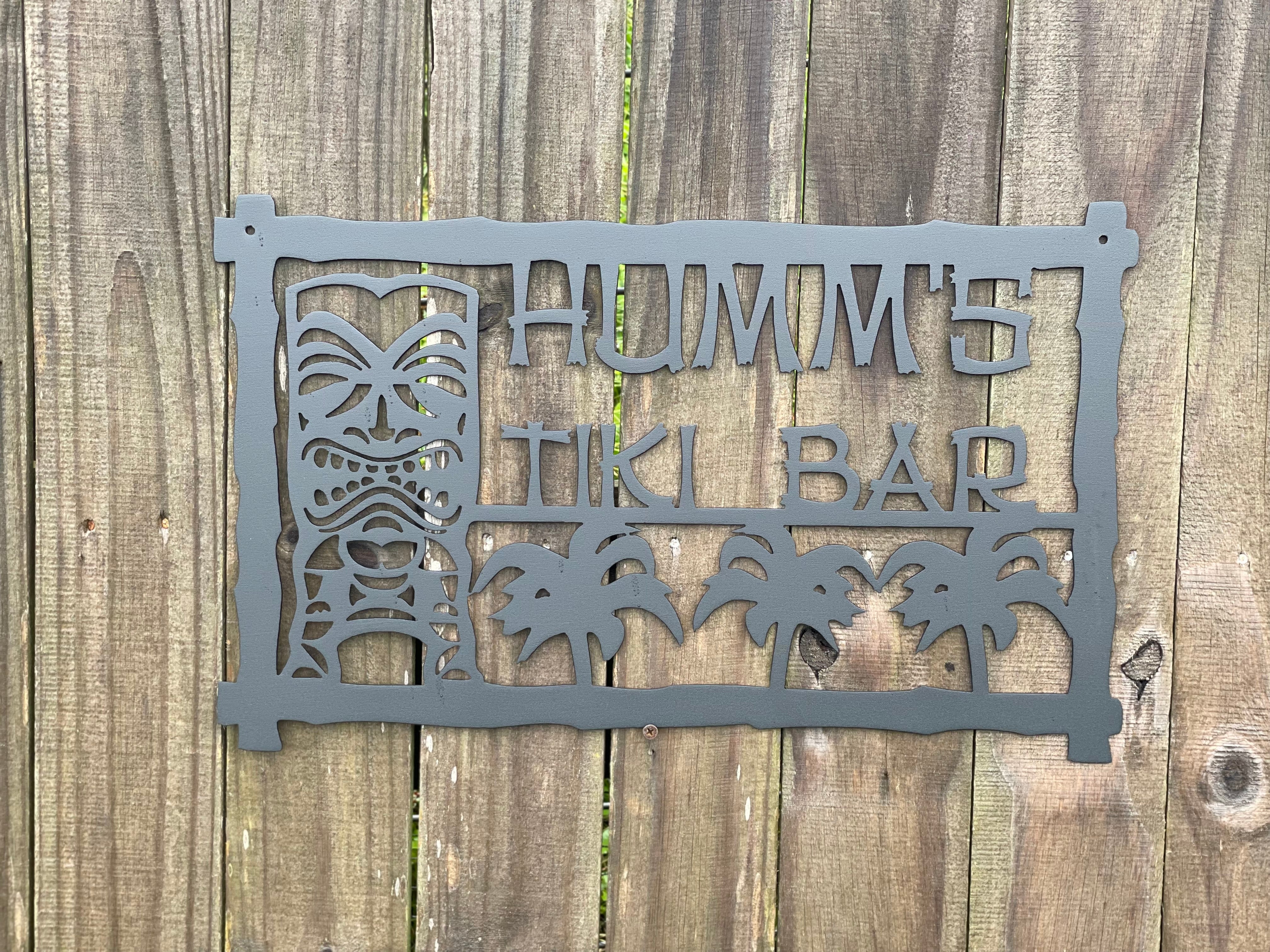 Tiki Bar - Personalized sign