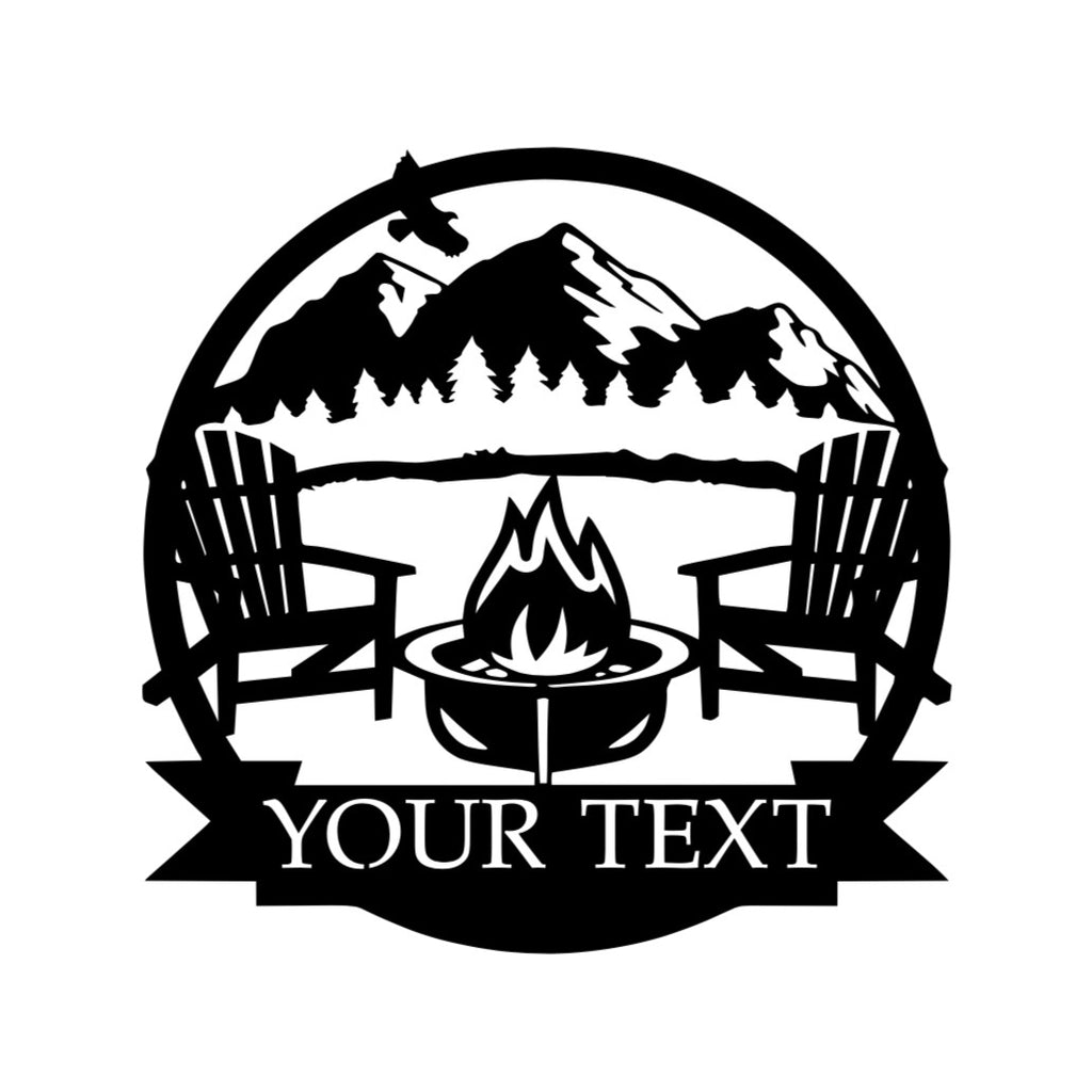 Camp Fire Monogram