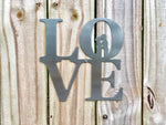 love sign with couple