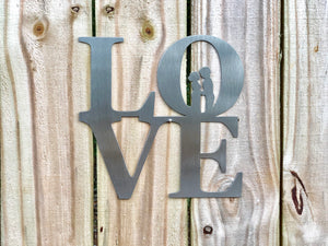 love sign with couple