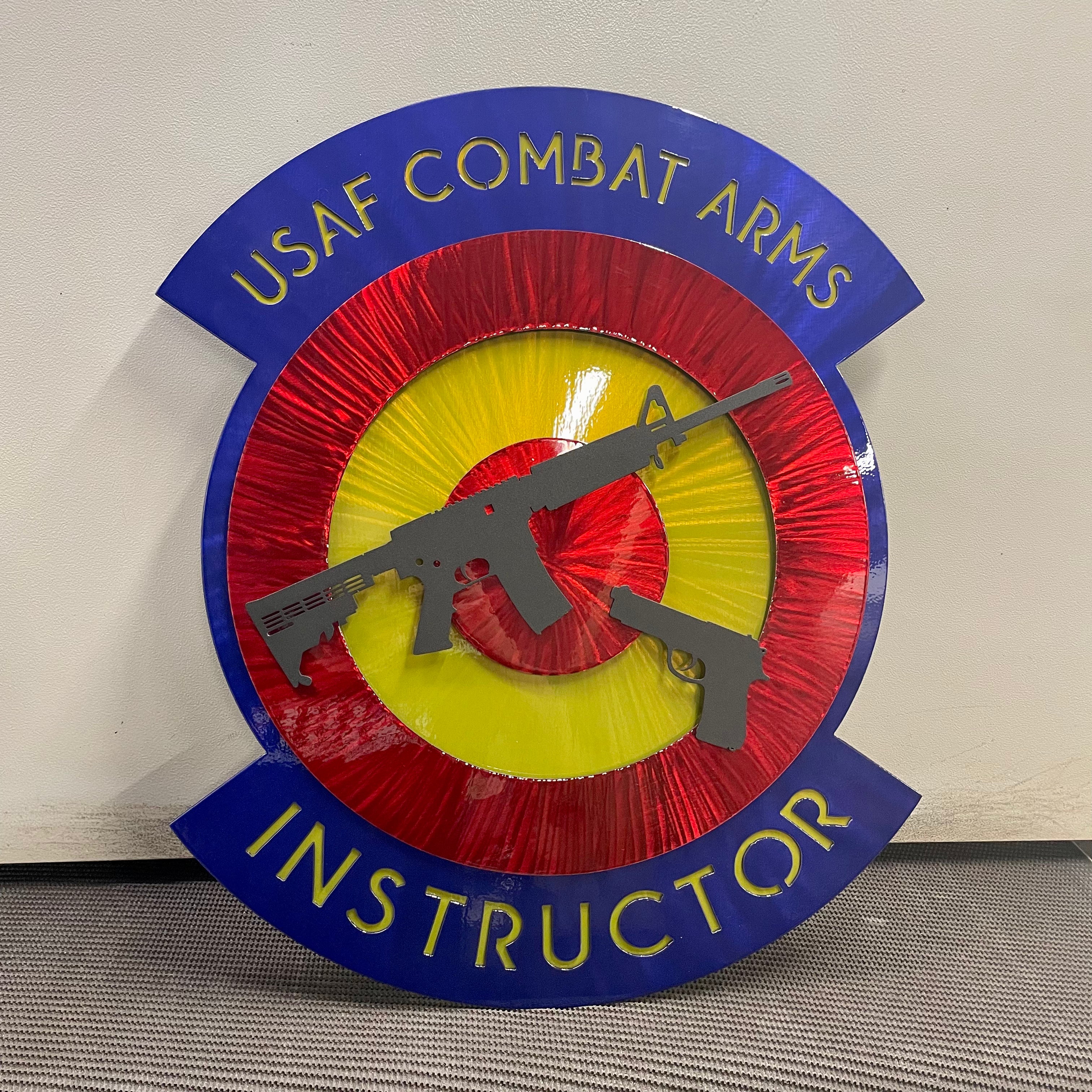 USAF Combat Arms Instructor - sign