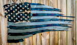 Metal American Battle Flag