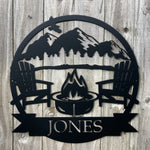 Camp Fire Monogram