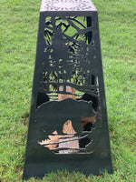 Bear Fire Pit - Rectangle Tall