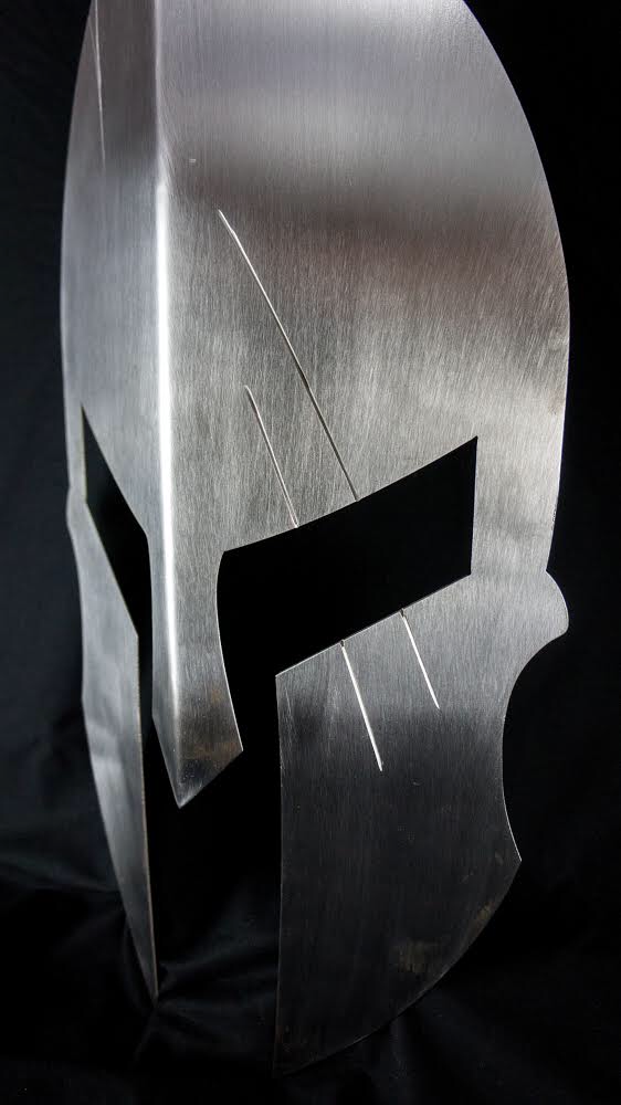 Metal 2024 spartan helmet