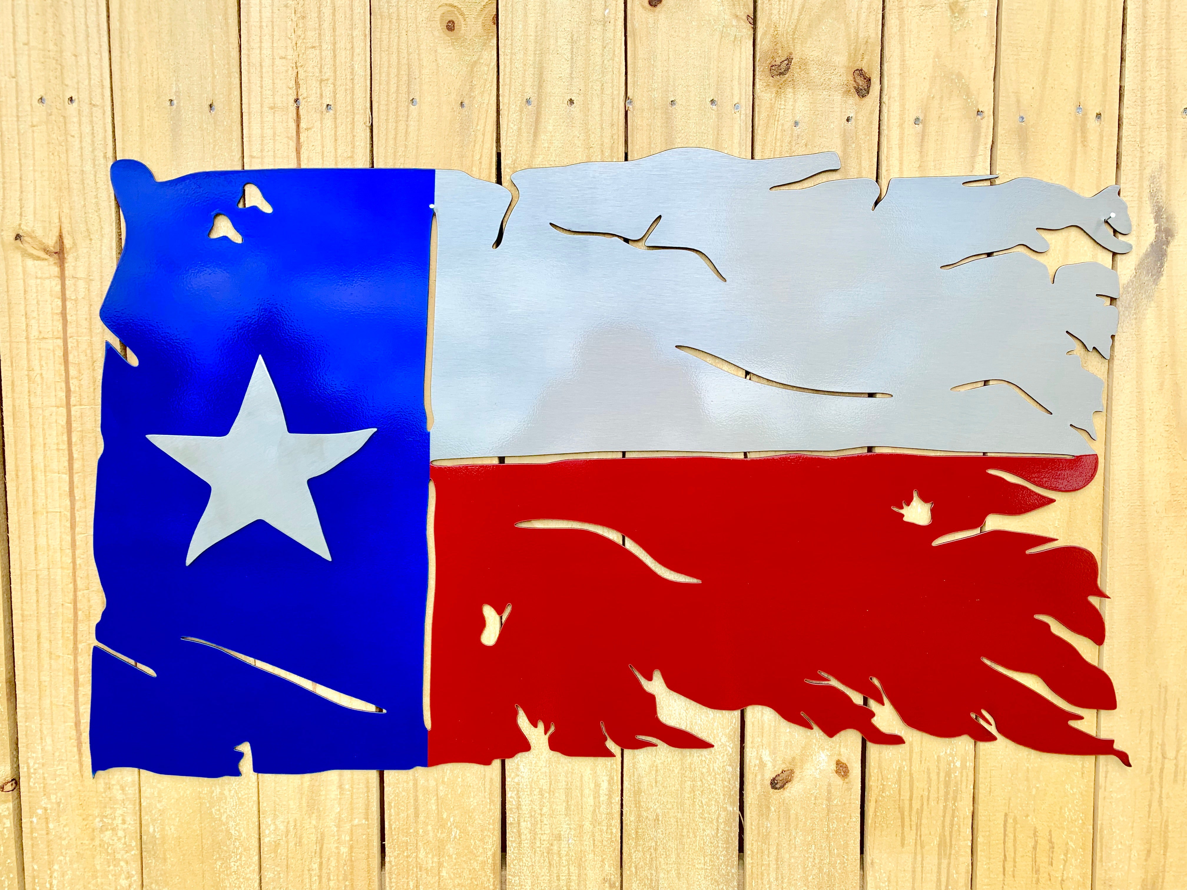 Battle Flag - Texas Flag with Raised Star
