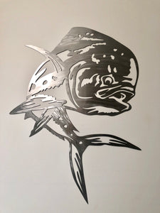 Swooping Mahi Mahi Sign