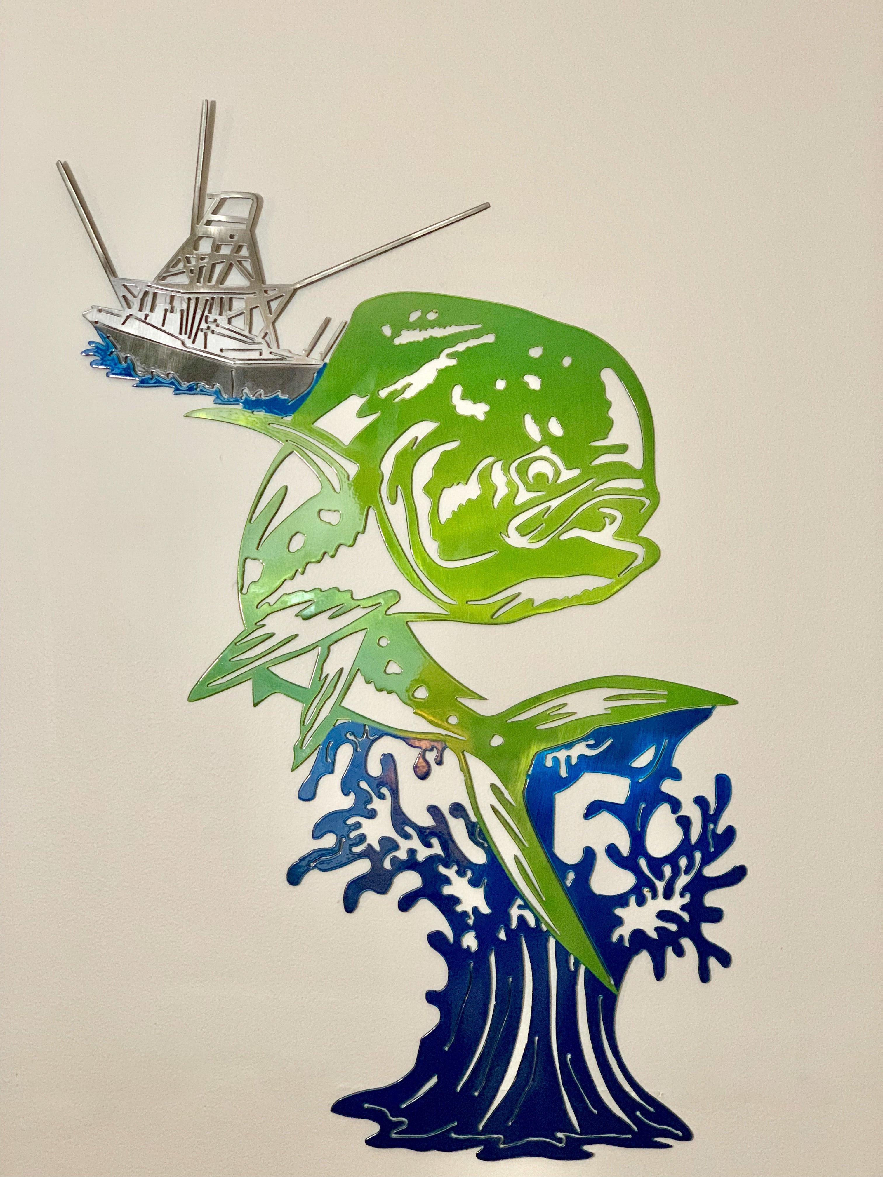 Animal Sign - Fishing Mahi Mahi