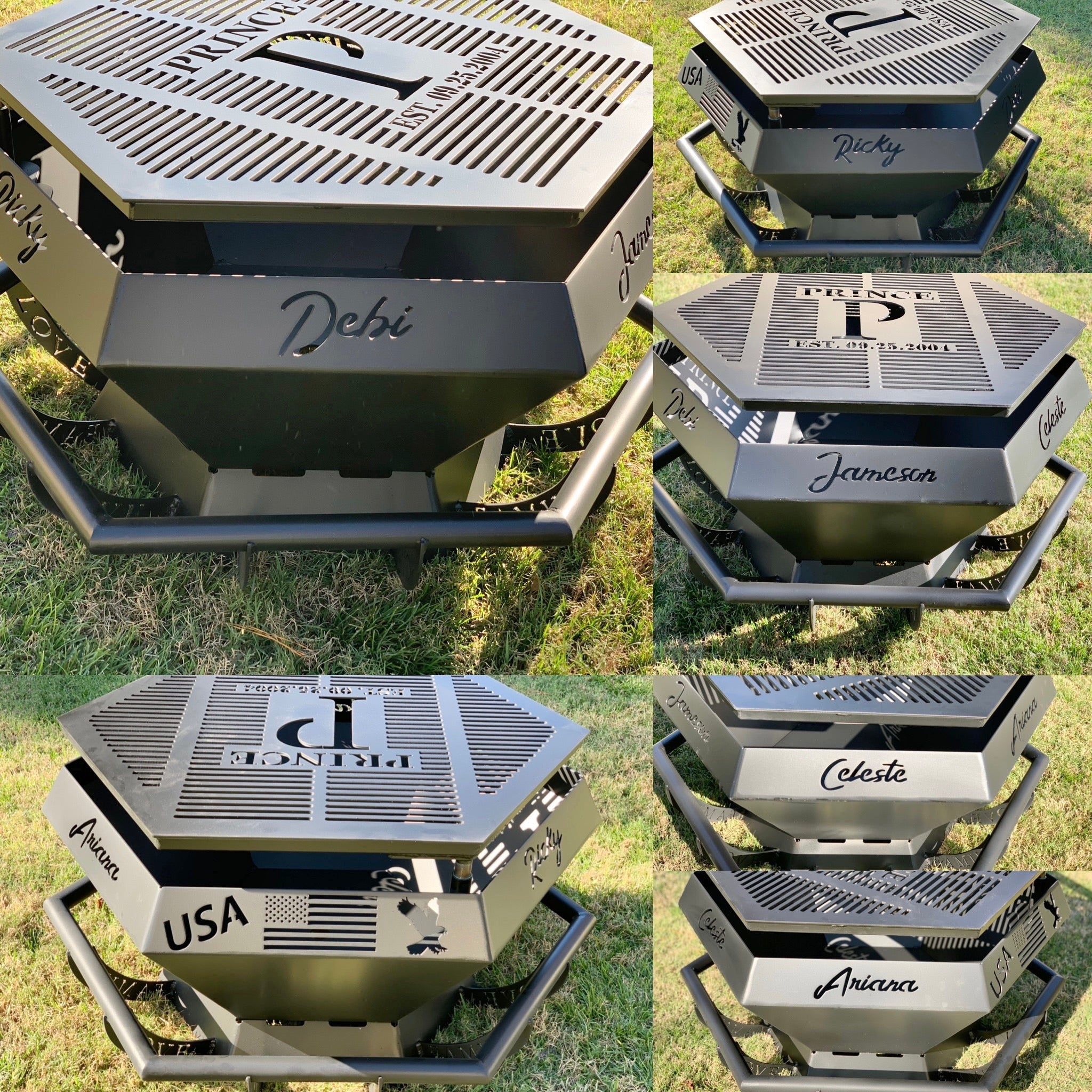 Custom Fire Pit - Hexagon