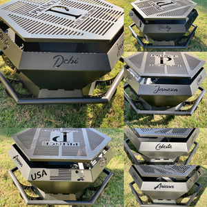 Custom Fire Pit - Hexagon