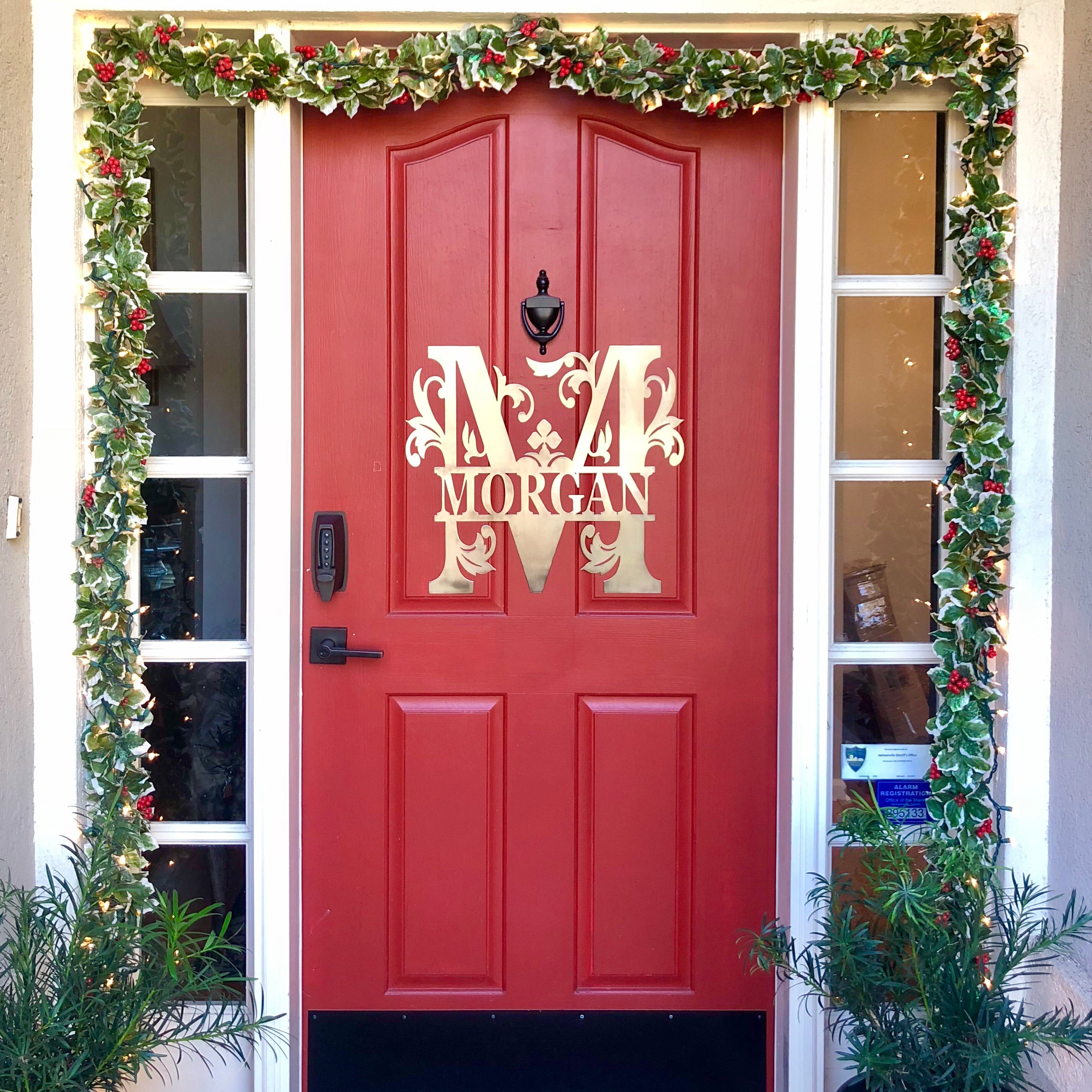 Custom Traditional Split monogram