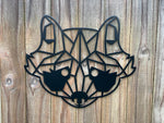 Geometric Animal Sign - Raccoon