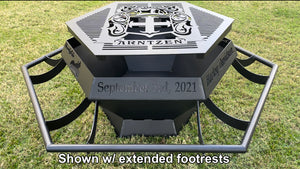 Custom Fire Pit - Hexagon