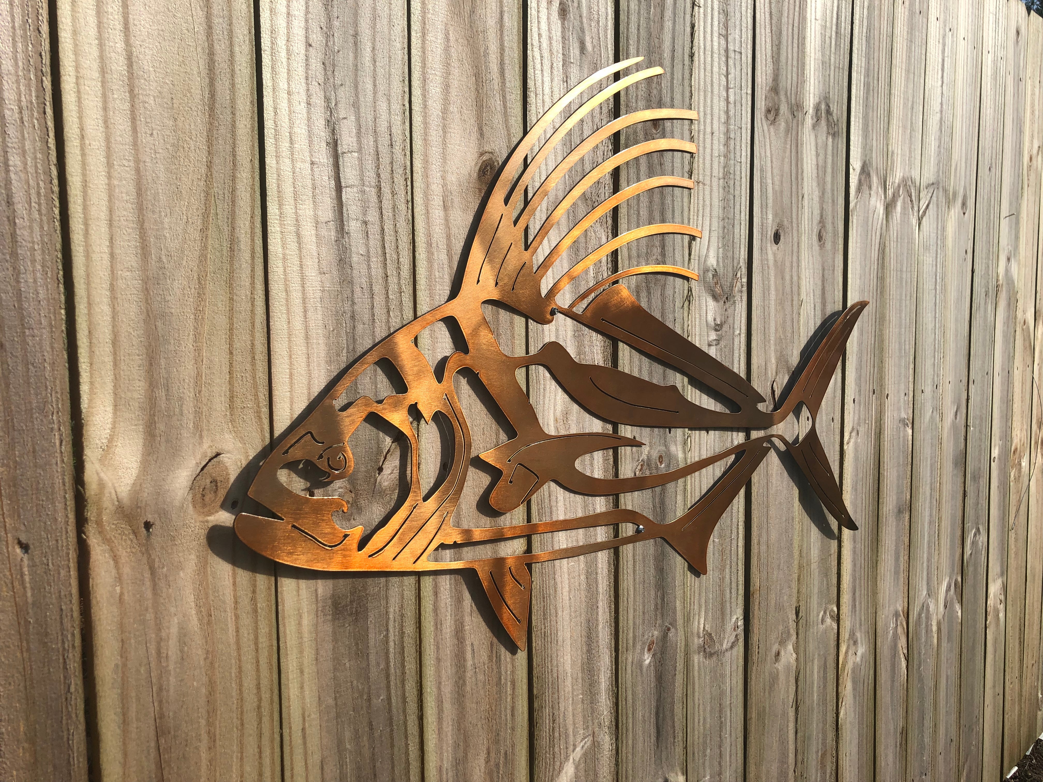 Rooster Fish Sign