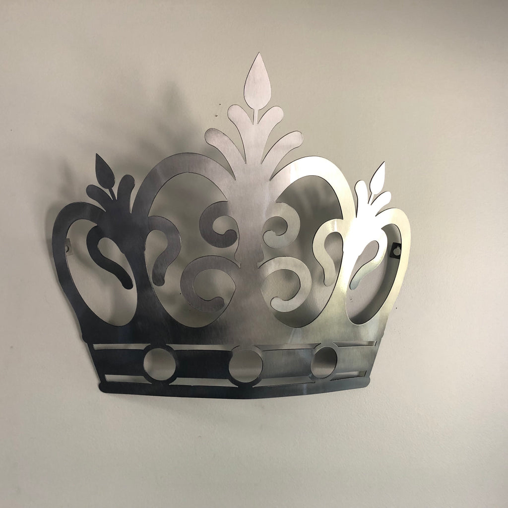 Metal Queen Crown Sign