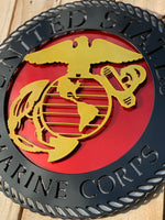 USMC Eagle, Globe, Anchor - Layered Sign