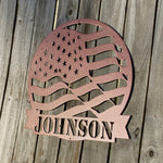 American Flag Monogram
